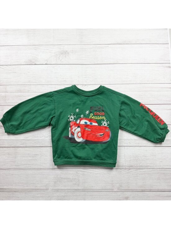 Disney Other - Disney Pixar Cars Boys Sweatshirt Pullover Lightning McQueen Fuel Good Season 5